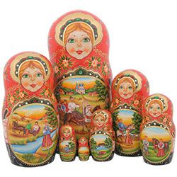 Russian Matryoshka Dolls