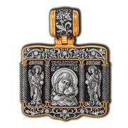 Kasper icon of the Mother of God. Archangel Michael, Archangel Gabriel. Small icon 8681