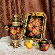 Samovar Poppy flowers set