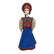 Doll Blue folk dress