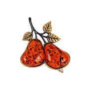 Brooch Pear garden