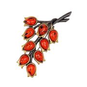 Brooch Lily of the valley large