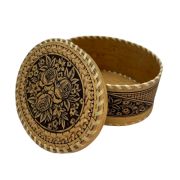 Oval jewelry box Roses