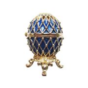 Faberge egg "Net" with rhinestones