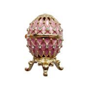 Faberge egg "Net" with rhinestones