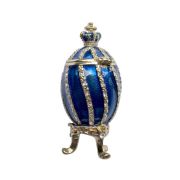 Faberge egg "Twisted with crown"