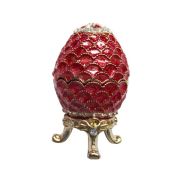 Faberge egg "Small cone" with rhinestones