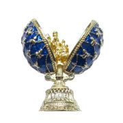 Faberge egg "Cathedral of the Savior on Blood" with surprise