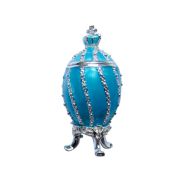 Faberge egg "Twisted with crown"