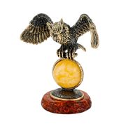 Owl on a moon