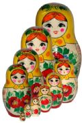 10VK030 Nesting Doll  "Rossiyanka"