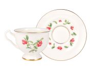 Cup with saucer Aisedor "Lingonberry"