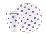 Cup with saucer Polka dot