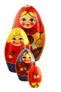 4TS620 Nesting Doll   Egg Family Assorted