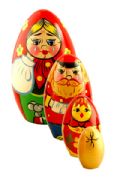 4TS620A Nesting Doll   Egg Family Assorted