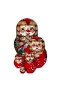 5SS821 Nesting Doll Santa Small