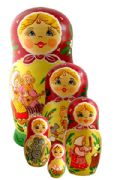 5TM685 Nesting Doll  Fairy Tales Assorted