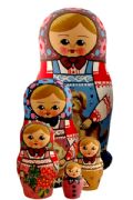 5TM687 Nesting Doll  Family Assorted