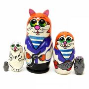 5CS867A Doll (5-1) Cat - sailor Assorted