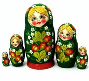 5FM170 Doll (5-1) w/Flowers Medium Assorted