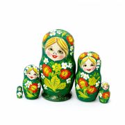 5FS117 Nesting Doll  w/Flowers Assorted