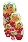 5TM639 Nesting Doll Grandmother Assorted