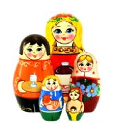 5TM684 Nesting Doll  Family Assorted