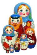 8TL646 'Nesting Doll with Rooster