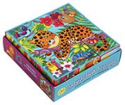 Umnye kubiki v poddonchike. 9 shtuk. Piatnistyi leopard