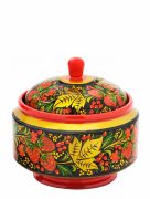 "Medunitsa" Sugar Bowl Khokhloma