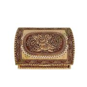 Birchbark bread box for 1 bun Poppies