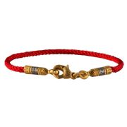 Bracelet red textile