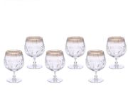 Brandy glasses 6 pcs. Chrystal