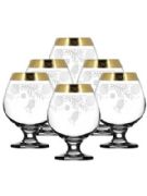 Brandy Glasses 6 pcs pattern Tenderness