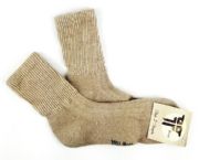 Camel wool socks