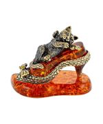 Cat in a shoe
