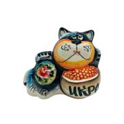 Cat with caviar