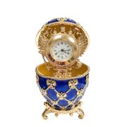 Coronation Eagle Easter Egg with Clock