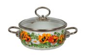 Enameled pan 1.5L Floristeria