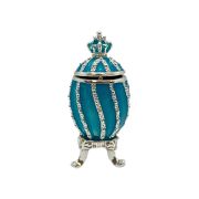 Faberge egg "Twisted with crown"