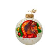 Horseshoe horse for luck
