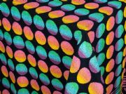 Jacquard Terry Bed Sheet / Throw Dark Rainbow