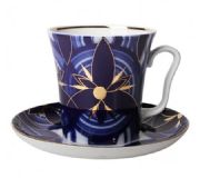Mug and saucer Helicopter