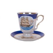 Mug and saucer Sea Breaze