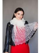 Orenburg lace shawl White