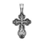 Orthodox Cross with the Crucifixion of Christ