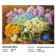 Painting by numbers Spring Flowers