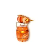 Bee on a barrel