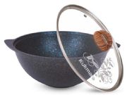 Pilaf cast cauldron Granite ultra blue