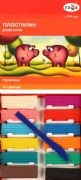 Play dough "Cartoons" 12 colors